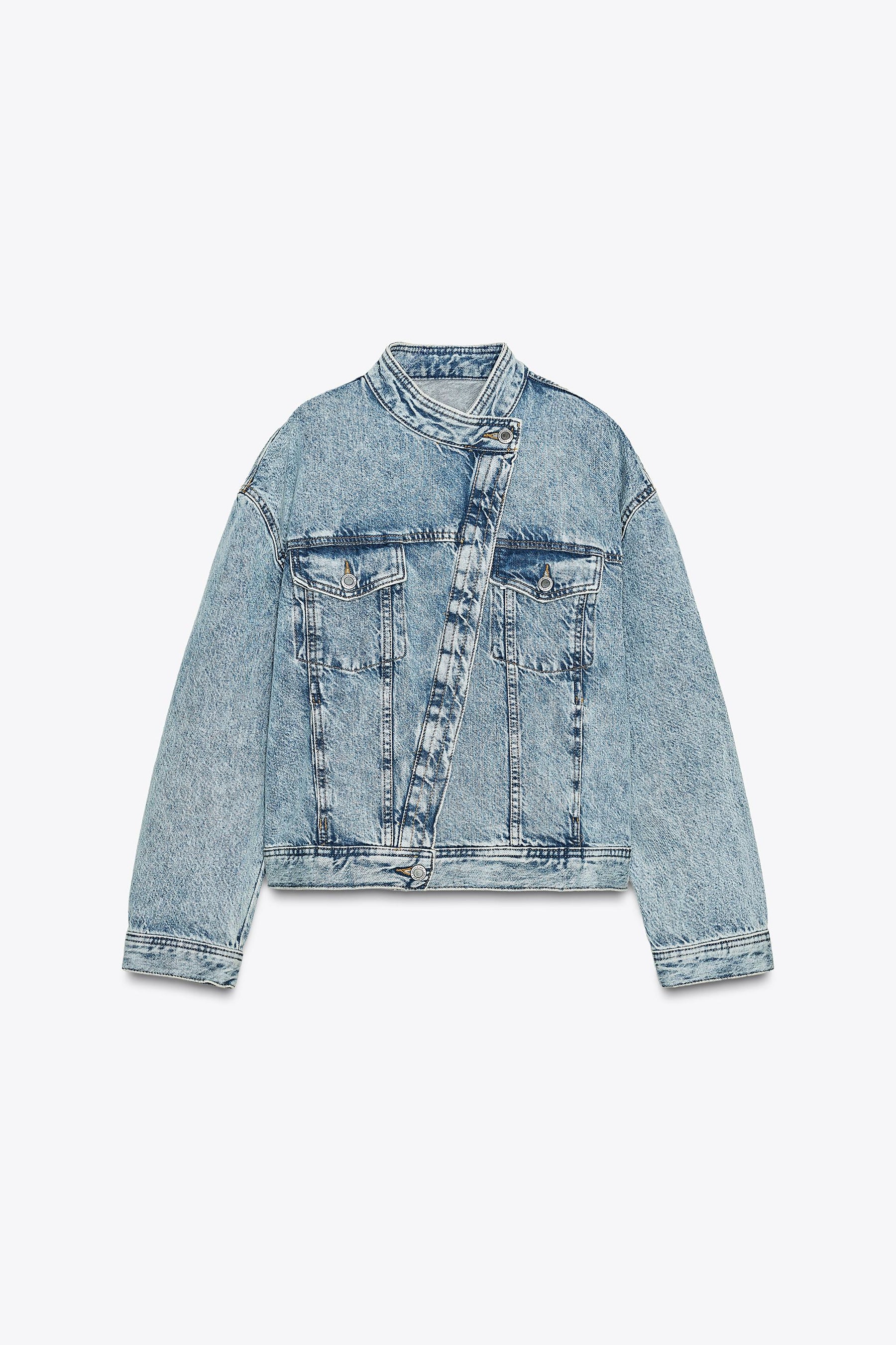 Double-Breasted Denim Jacket