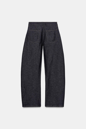 Low-rise Barrel Jeans
