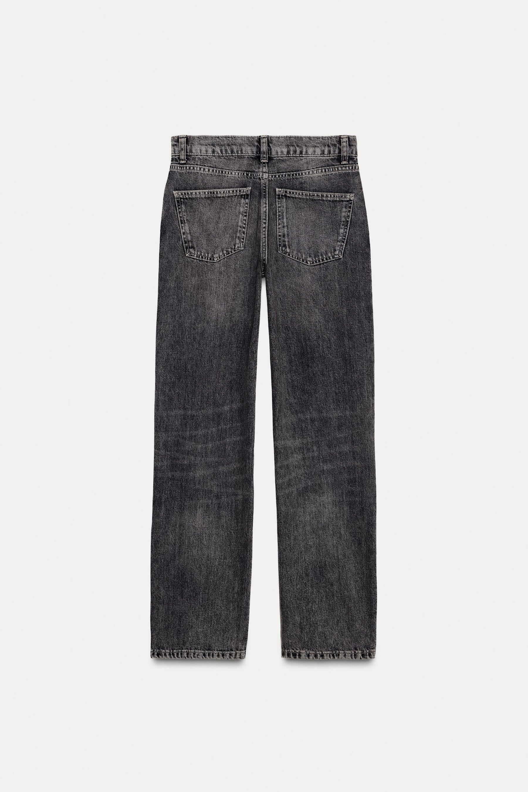 High-Waist Straight Jeans