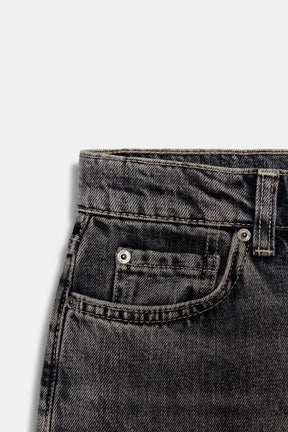 High-Waist Straight Jeans