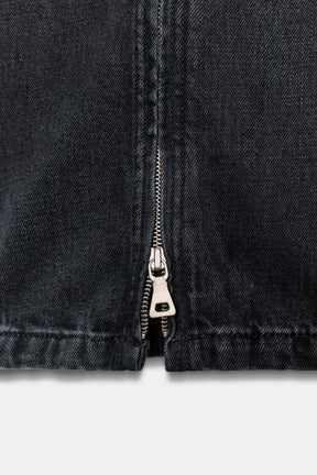 Wide-Leg Mid-Waist Jeans