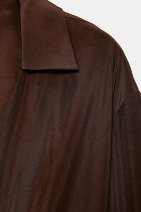 Draped Crossover Fashion Top