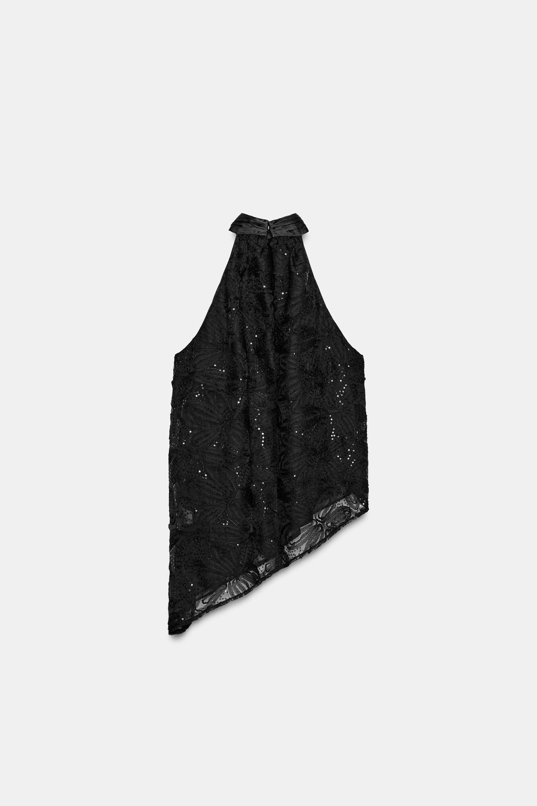 Sequin Asymmetric Top