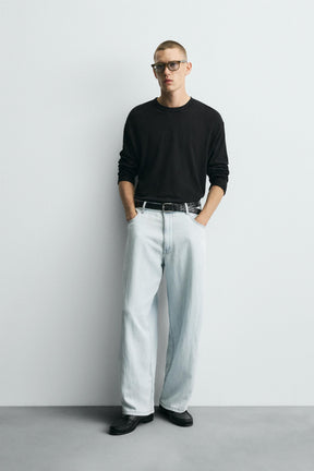LIGHTWEIGHT LOOSE WIDE-LEG JEANS - Image 1