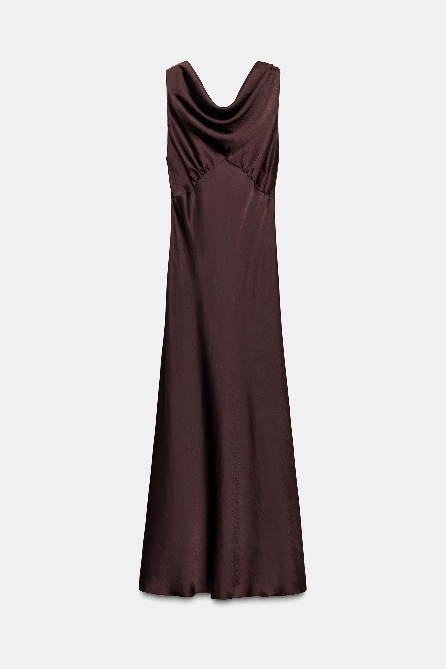 ZW COLLECTION SATIN MIDI DRESS - Image 7