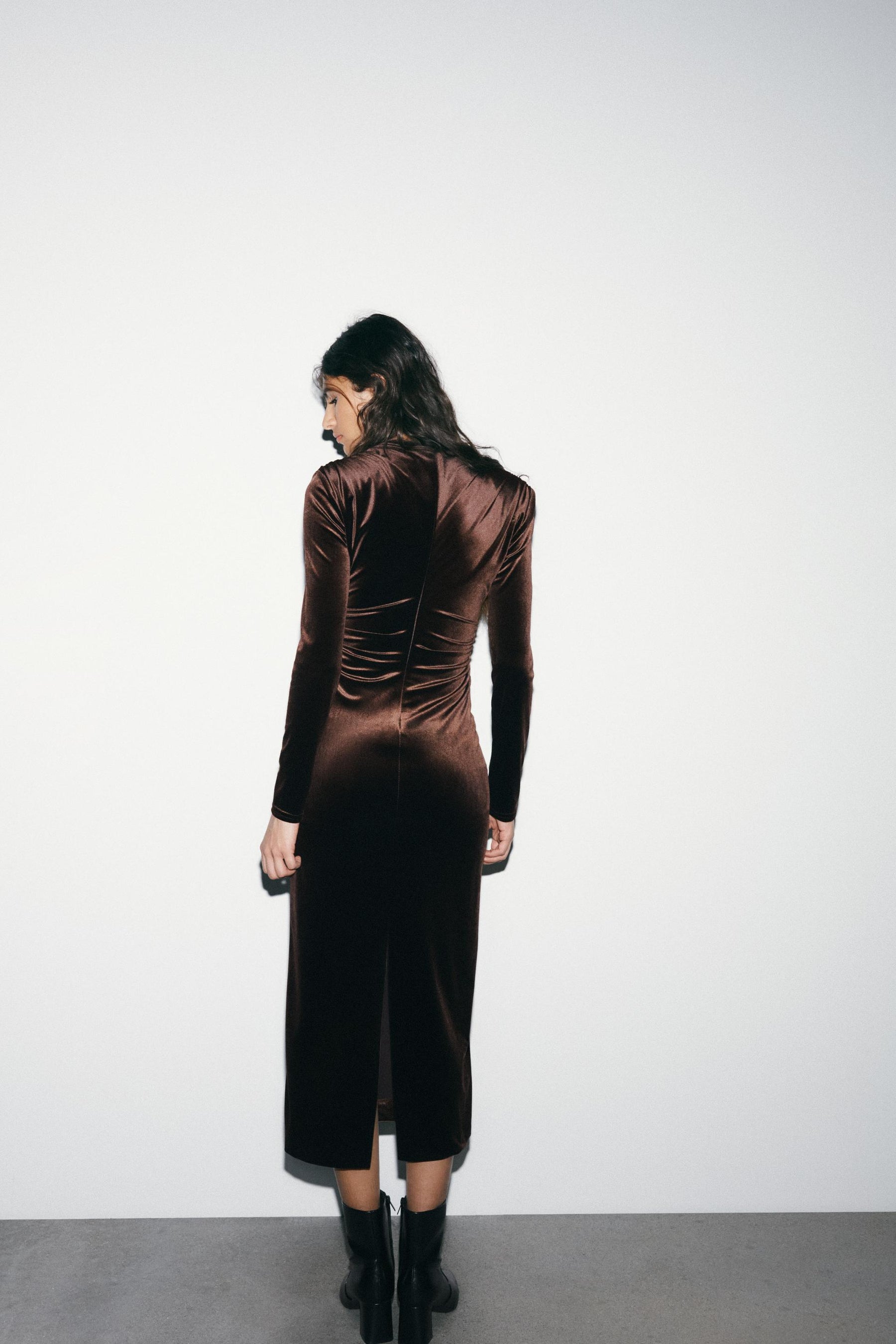 Velvet Midi Dress