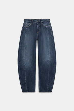 Barrel Mid-Waist Jeans