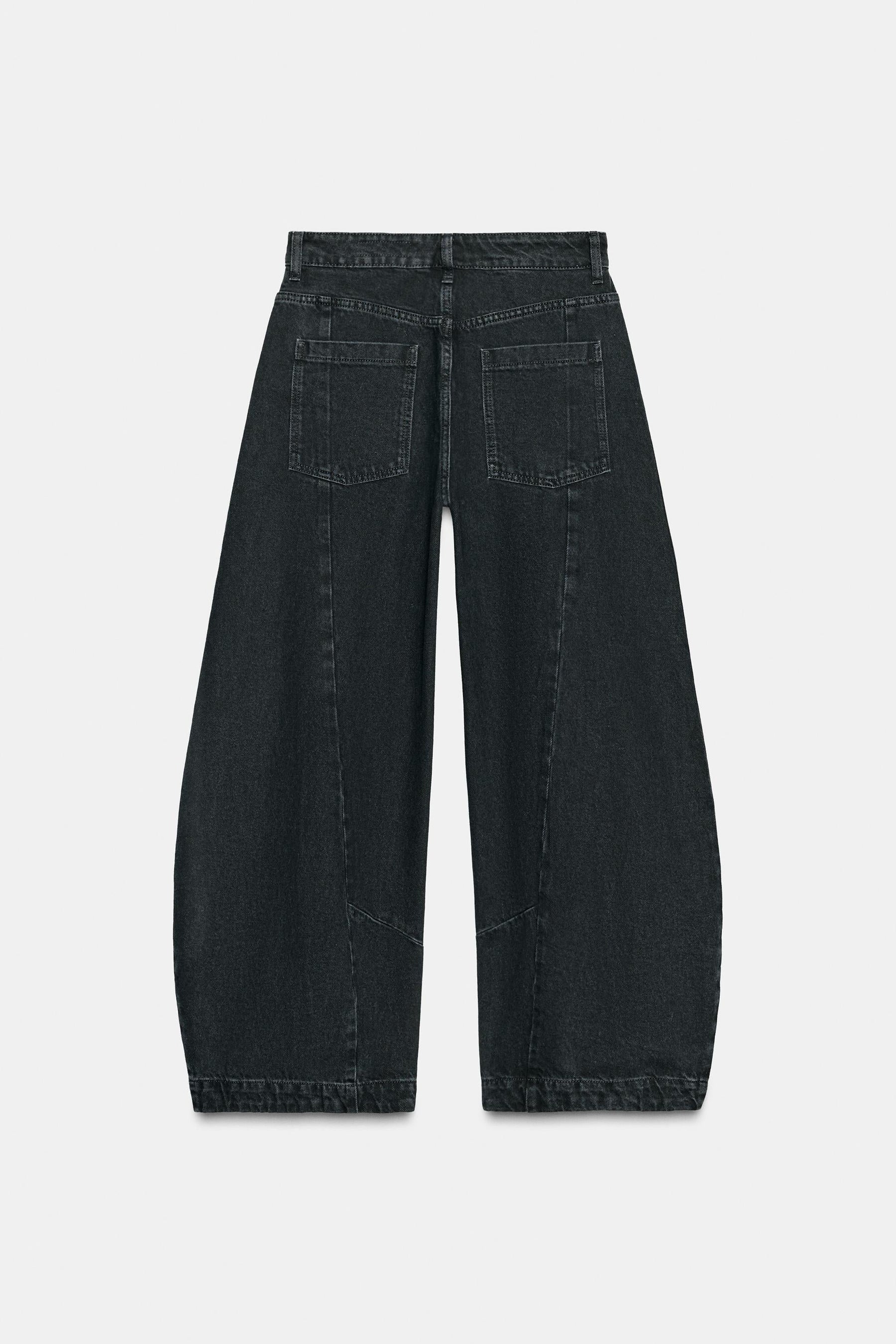 Low-Rise Balloon Jeans