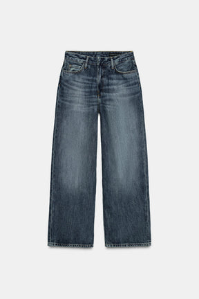 Baggy mid-waist jeans