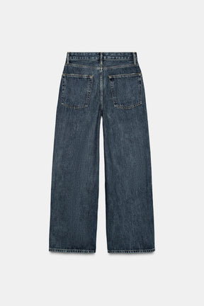 Baggy mid-waist jeans