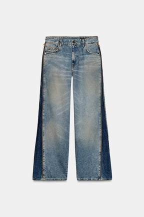 Jeans mit mittelhohem Bund und Reißverschlüssen
