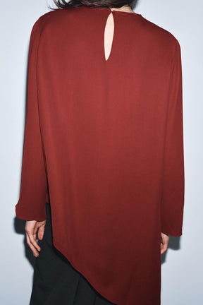 Asymmetric Flowy Fashion Top