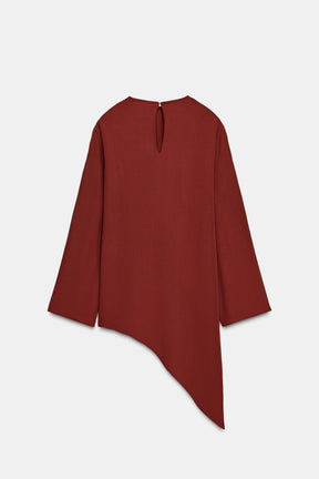 Asymmetric Flowy Fashion Top