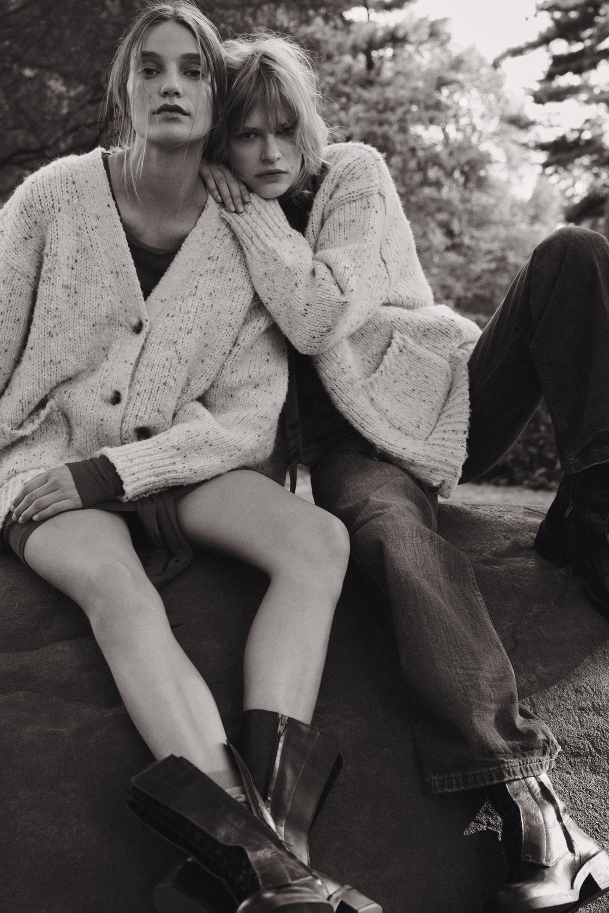 ÜBERGROSSER STRICKCARDIGAN