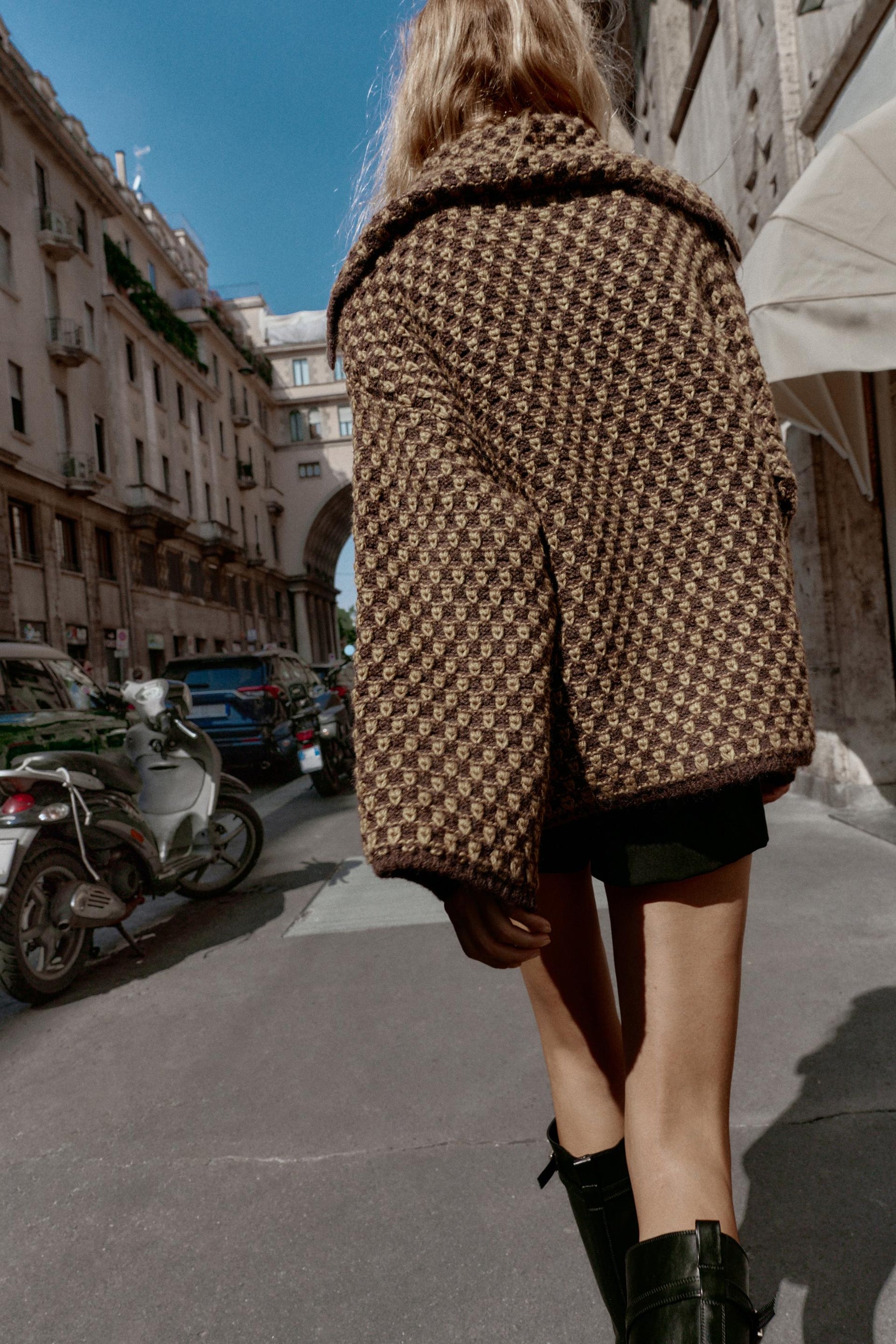 Oversize-Strickjacke