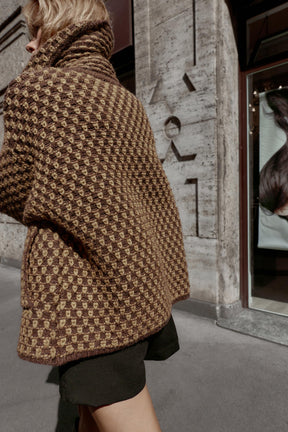 Oversize-Strickjacke
