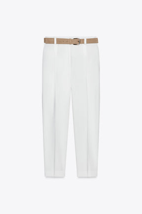 FLOWING TROUSER WITH BELT