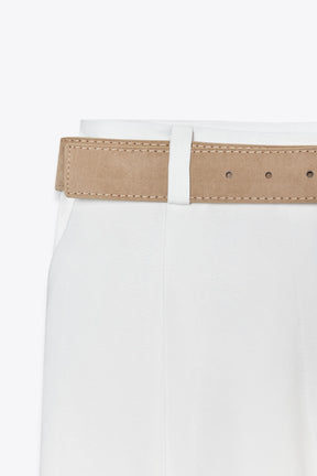 FLOWING TROUSER WITH BELT