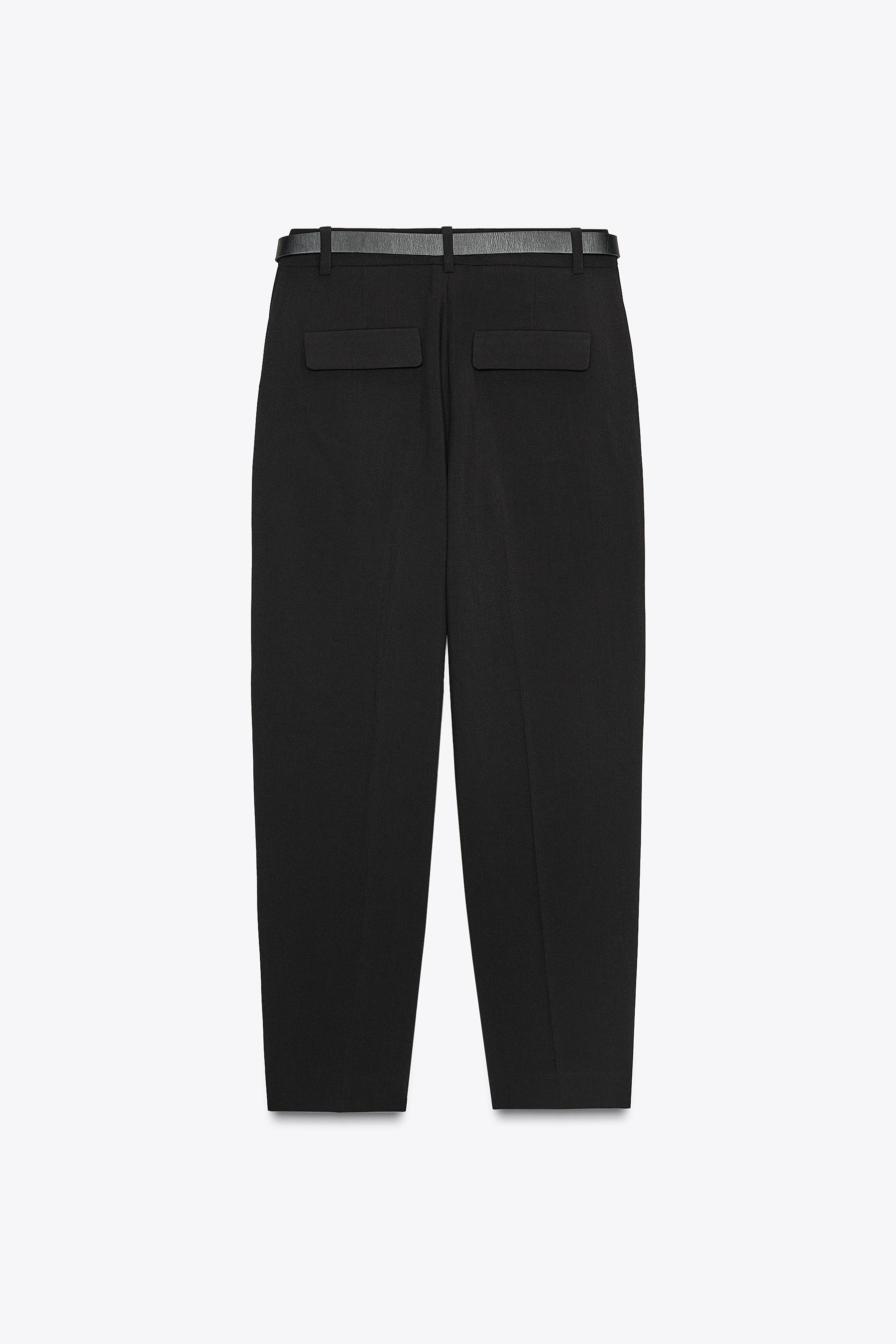 Houndstooth Trousers with Belt