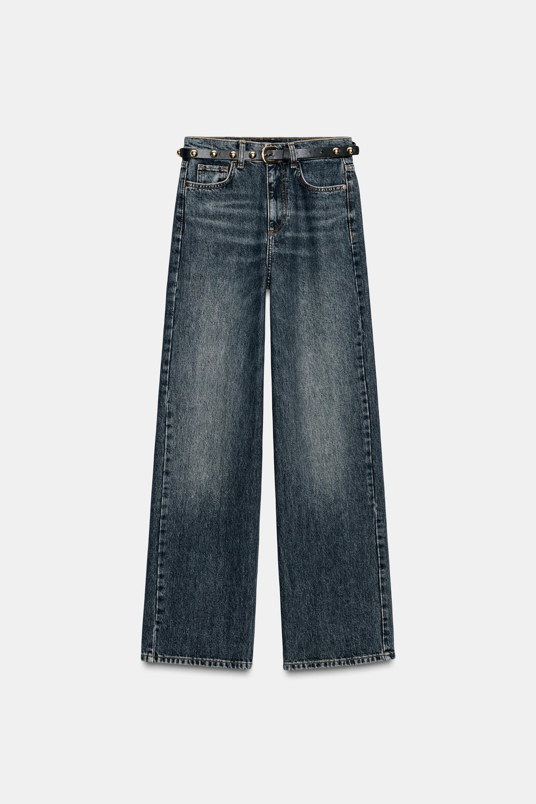 Straight Tapered High-Waist Jeans