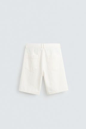 PLEATED RELAXED FIT BERMUDA SHORTS - Image 7