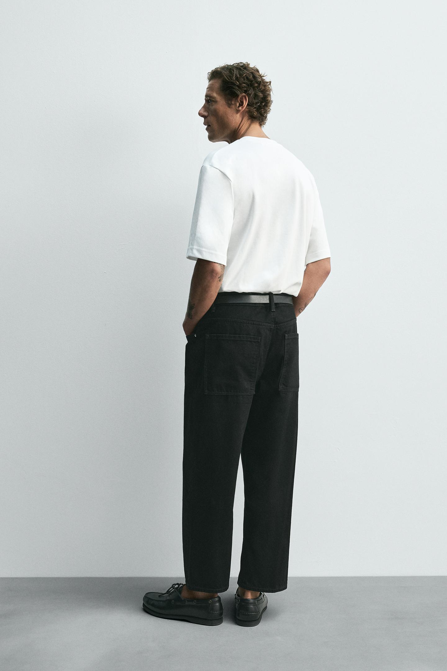 Tapered Wide Jeans