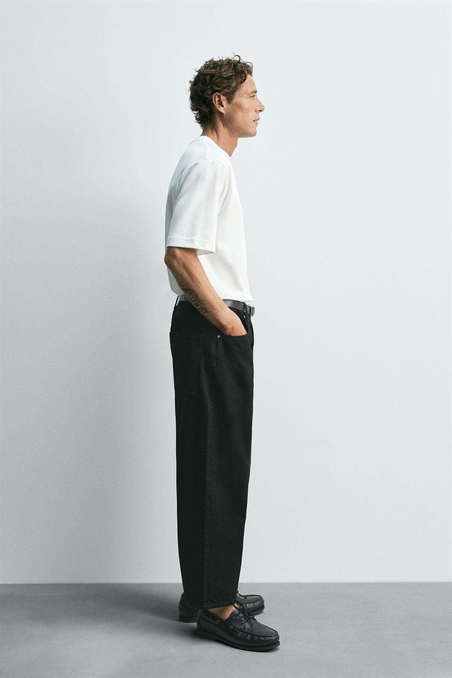 Tapered Wide Jeans