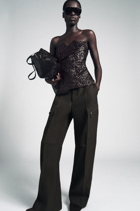 Sequin Bustier Top