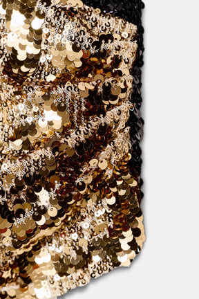 Sequined Halter Top