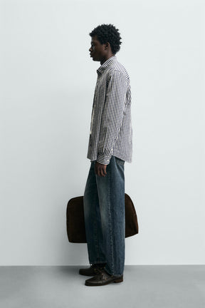 CHECK SHIRT WITH POCKET - Image 4