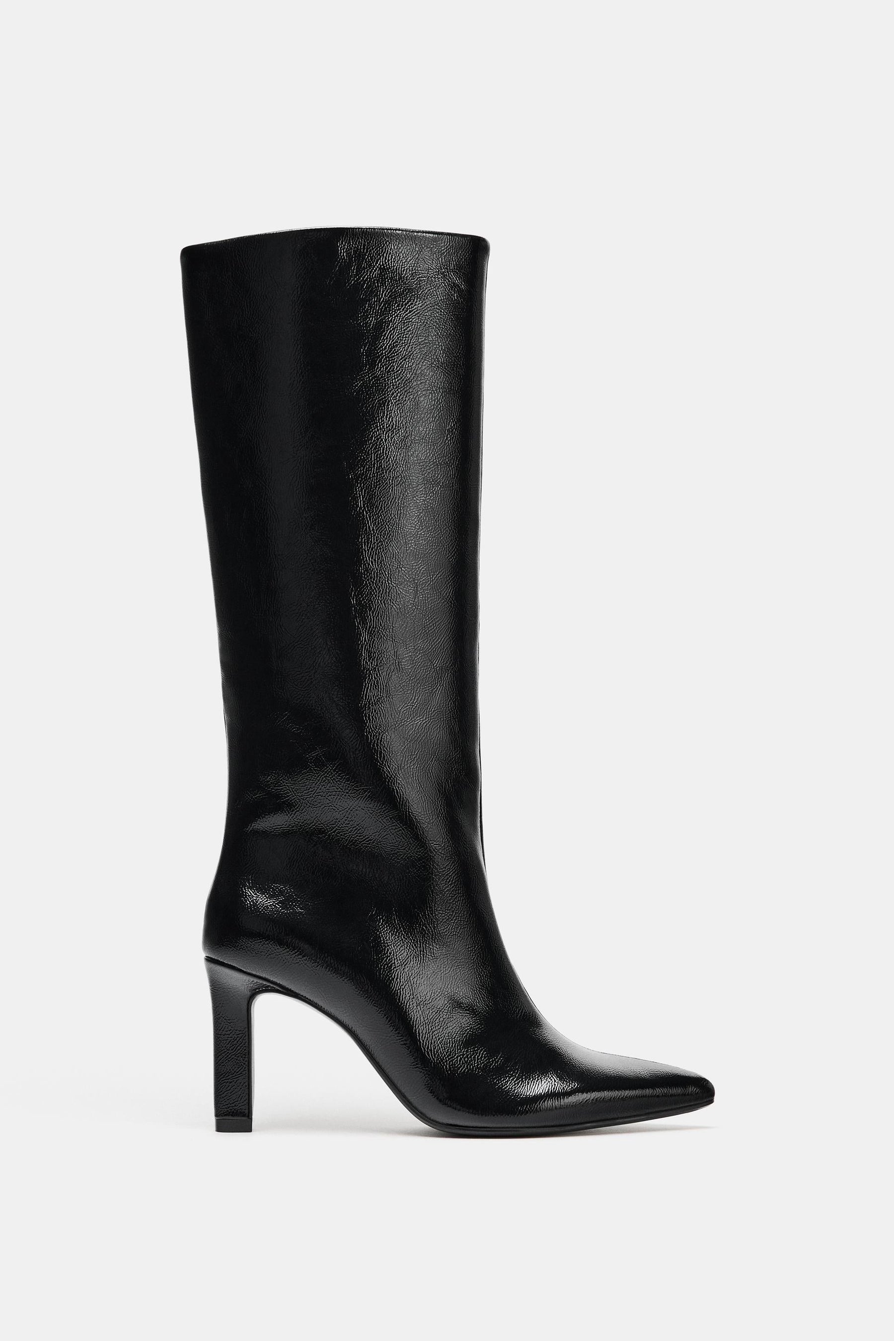 WIDE-LEG BOOTS WITH BLOCK