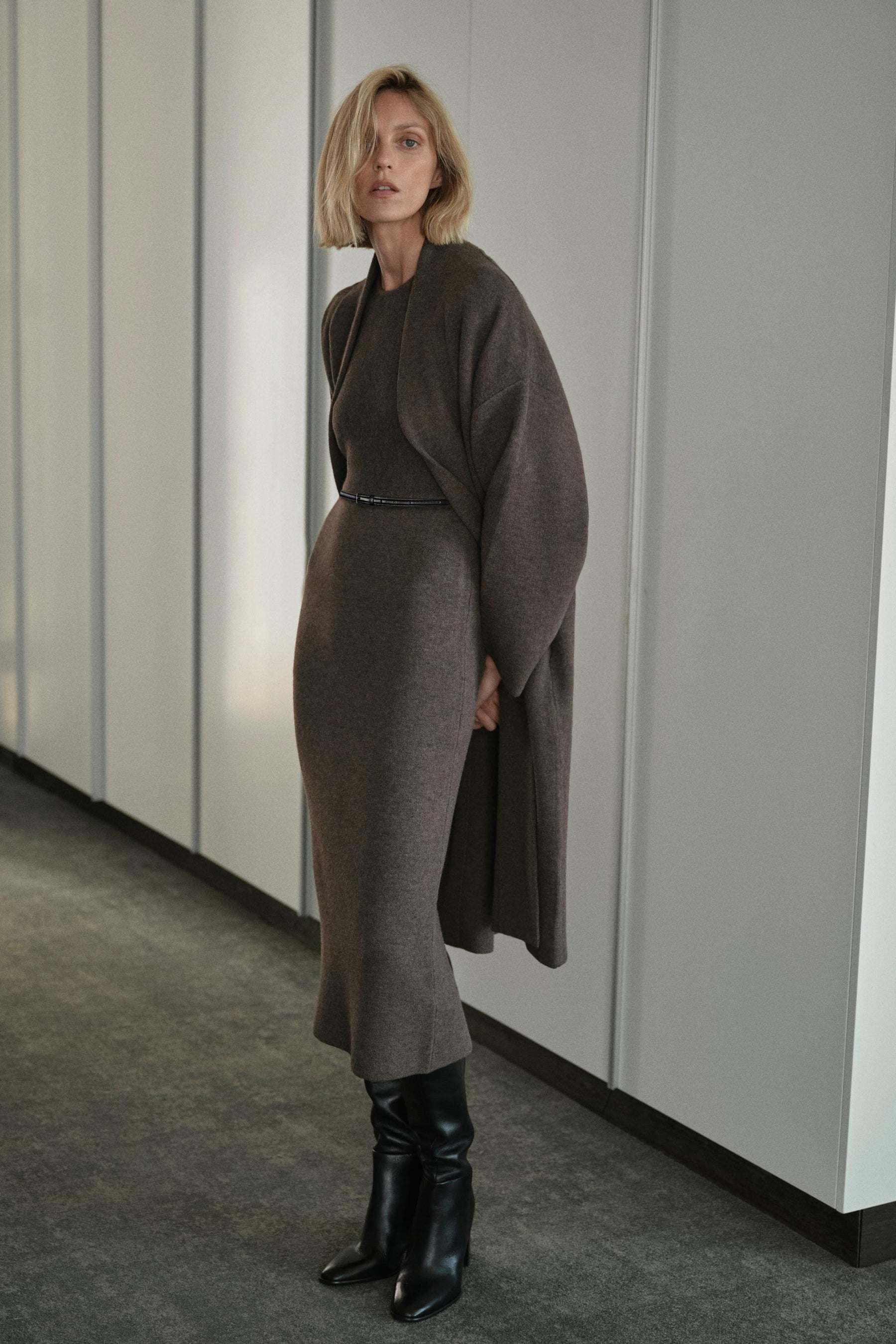 Belted Midi Dress