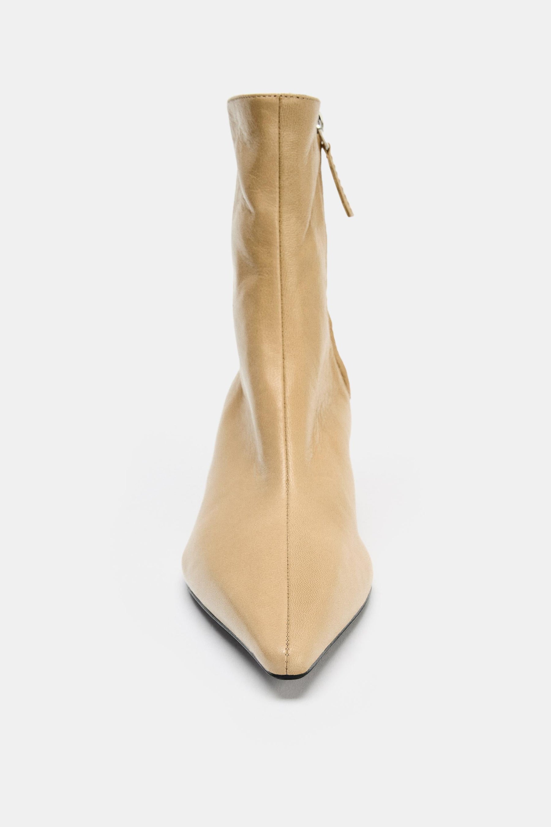 LEATHER ANKLE BOOTS