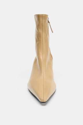 LEATHER ANKLE BOOTS