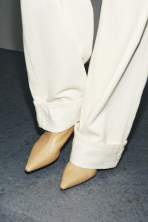 LEATHER ANKLE BOOTS