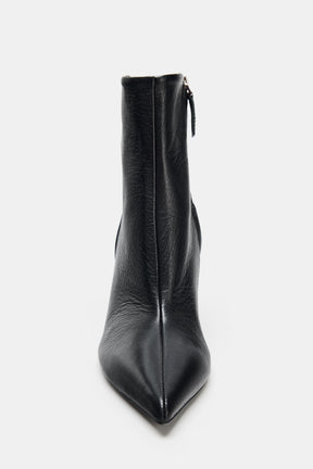 LEATHER ANKLE BOOTS