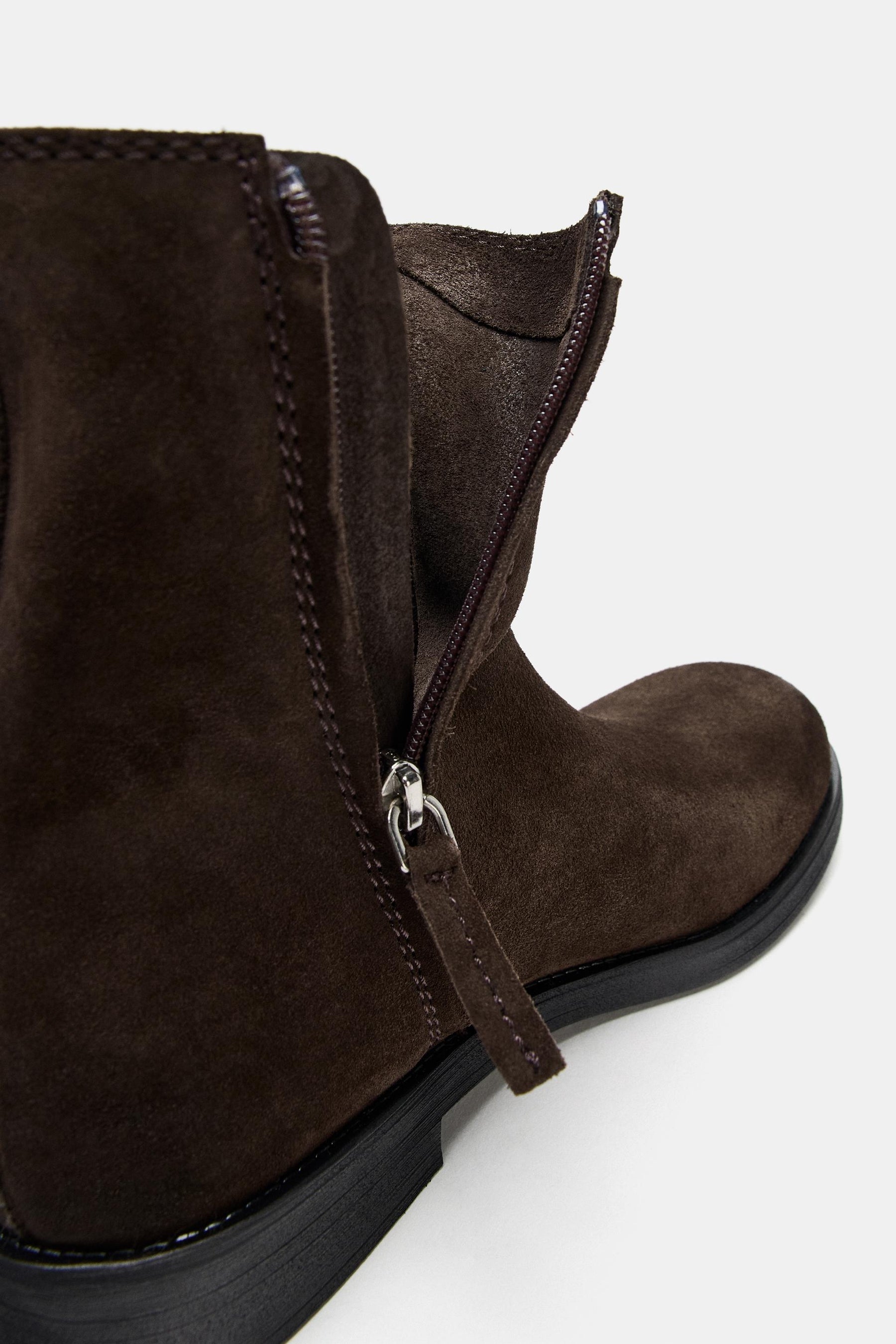 SUEDE ANKLE BOOTS