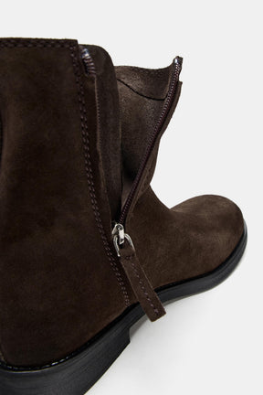 SUEDE ANKLE BOOTS