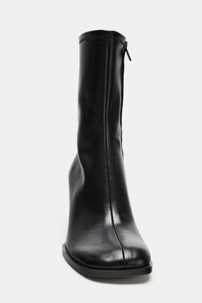Block Heel Ankle Boots