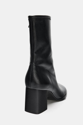 Block Heel Ankle Boots
