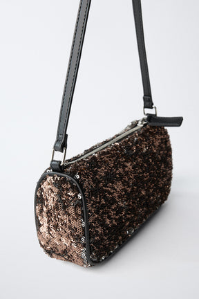 SEQUIN SHOULDER BAG