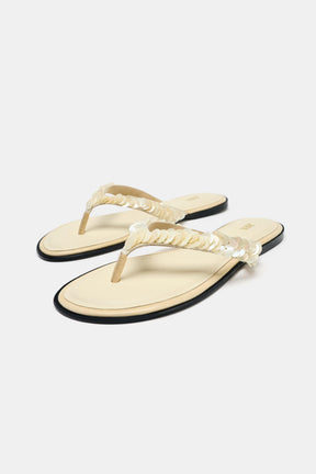 BEADED SANDALS