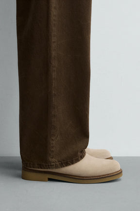 LEATHER CHELSEA BOOTS - Image 1