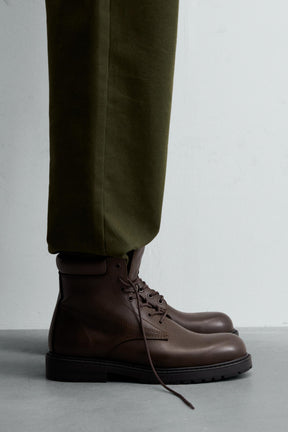 CHUNKY LACE-UP BOOTS - Image 1