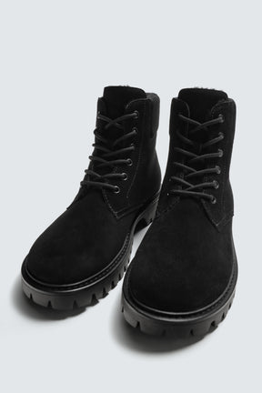 LEATHER LACE-UP BOOTS - Image 5