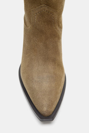 SUEDE KNEE-HIGH BOOTS