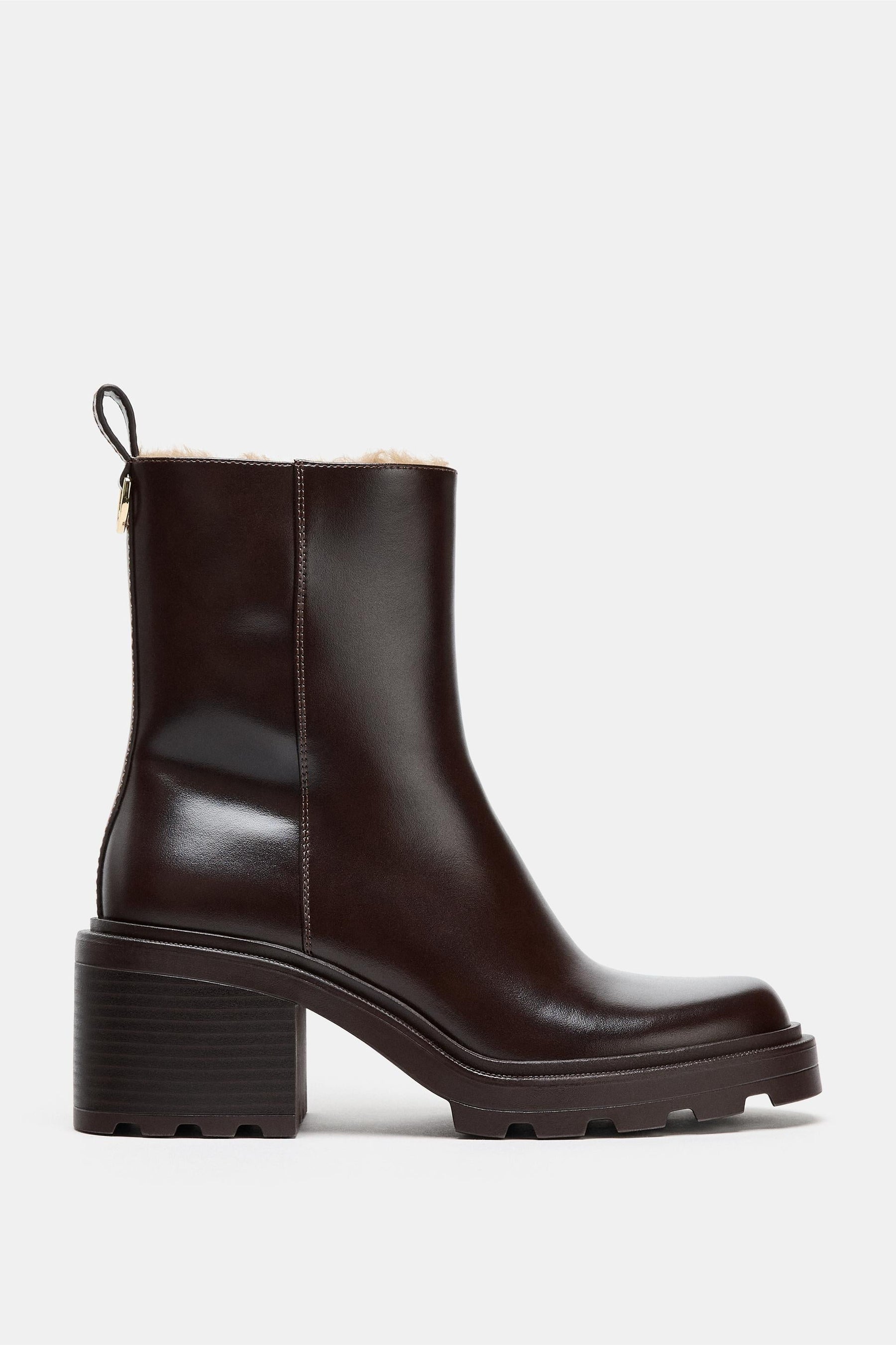 Faux Fur Lined Ankle