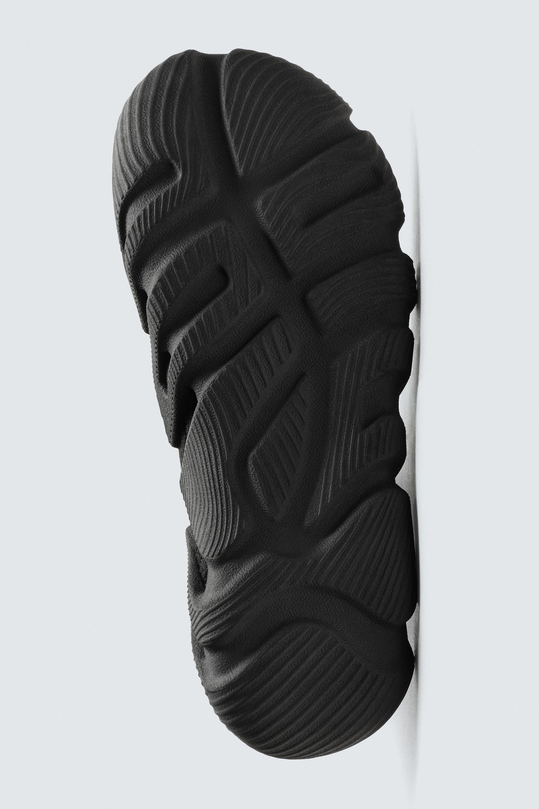 FABRIC HIGH-TOP TRAINERS - Image 7