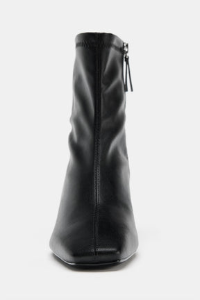 Block Heel Ankle Boots