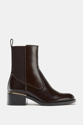 Ankle Boots with Metal